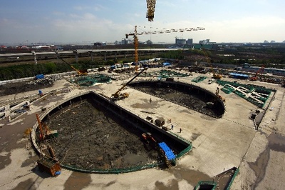 上海加緊建設(shè)大型輸水泵站工程